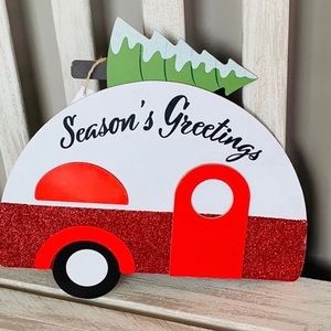 ⭐️ CHRISTMAS CAMPER WALL SIGN ⭐️